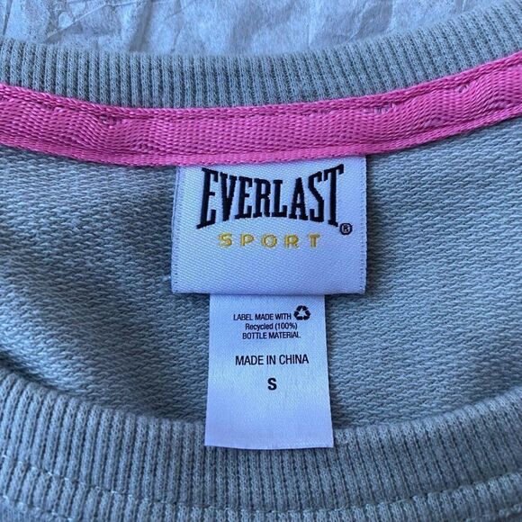 Everlast Women’s Gray Long Sleeve Sweatshirt SZ S - Picture 6 of 10